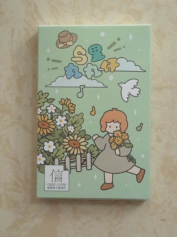 Tarjeta postal de papel para niño feliz de 143mm x 93mm (1 paquete = 30 piezas)