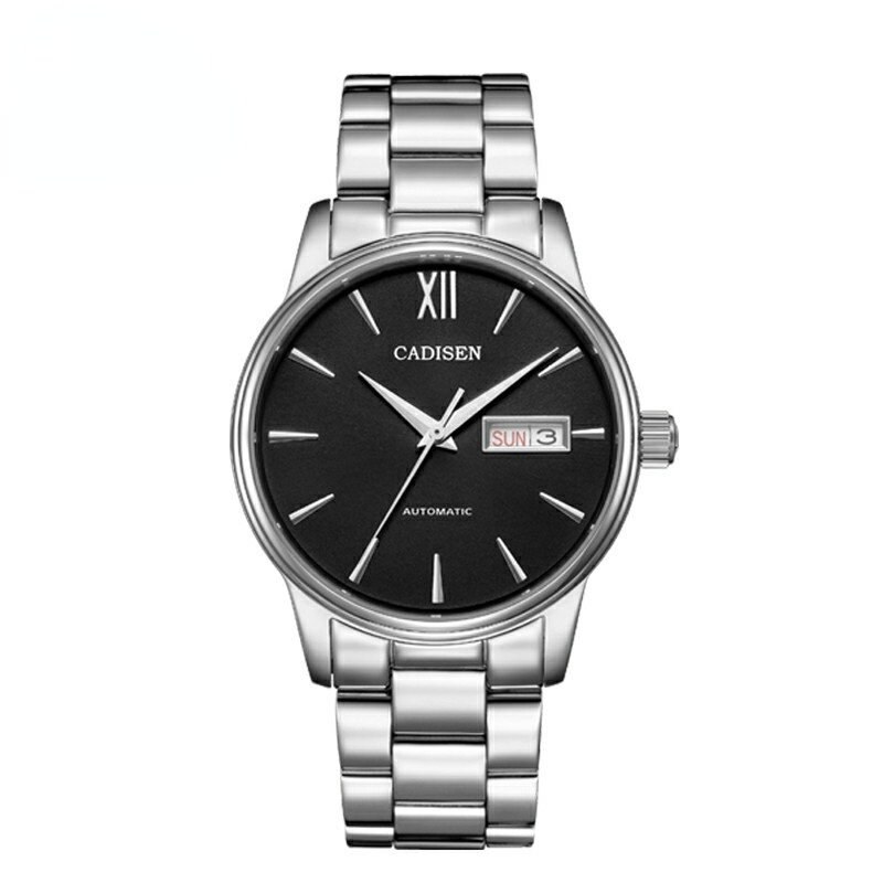 Men Watches Automatic Mechanical Wrist Watch Luxury Curved Sapphire Glass Clock NH36 movement business watch
