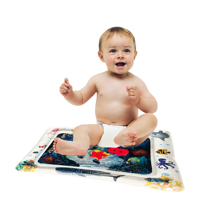 Tapete infantil inflável para brincadeiras, piso emborrachado de pvc, grosso, para bebês e crianças pequenas, centro de atividades infantil