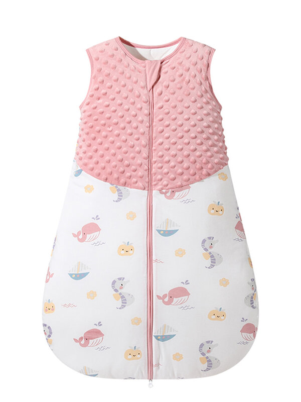 Unisex odzież do snu dla dzieci worek do noszenia koc snu Swaddle Baby Pjs Cartoon odzież do snu niemowlę dziewczyna chłopiec Sleeper piżamy