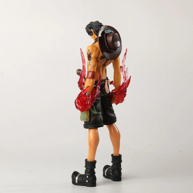 26cm figuras de ação uma peça portgas d ace batalha fogo brinquedos japão anime estatuetas colecionáveis pvc modelo brinquedo para criança estatueta