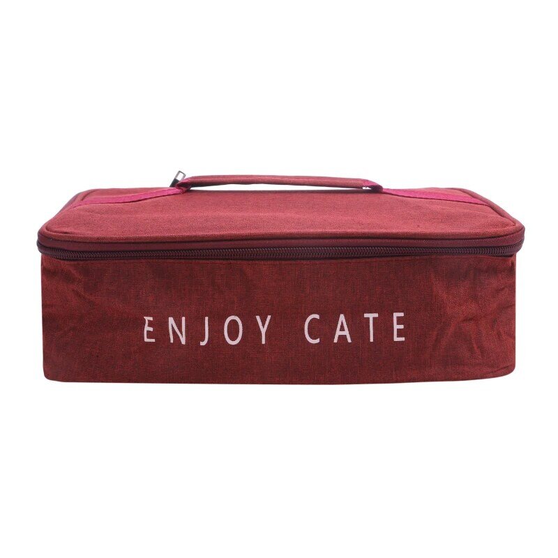 مربع معزول الغداء حقيبة سعة كبيرة الحرارية برودة بينتو صندوق أكياس حامل الطعام السفر المحمولة نزهة الغداء حقائب