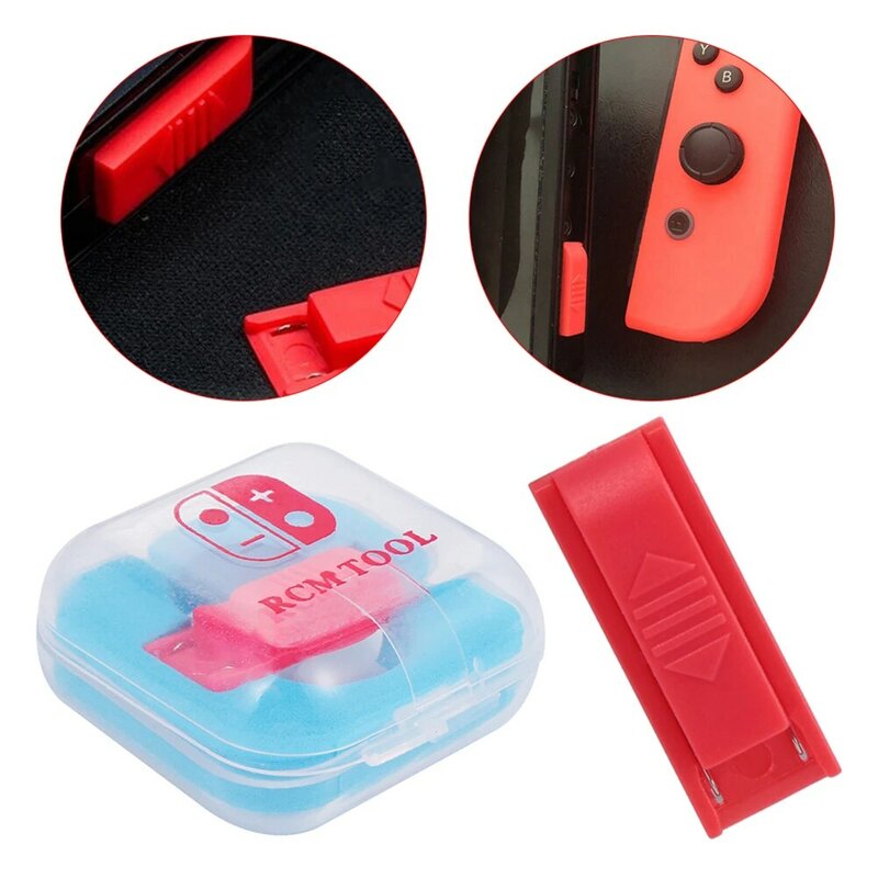 RCM Jig RCM คลิปสำหรับ Nintendo Switch สั้นวงจรเครื่องมือสำหรับโหมดการกู้คืนสีแดงอิเล็กทรอนิกส์อุปกรณ์เสริมเครื่องยนต์