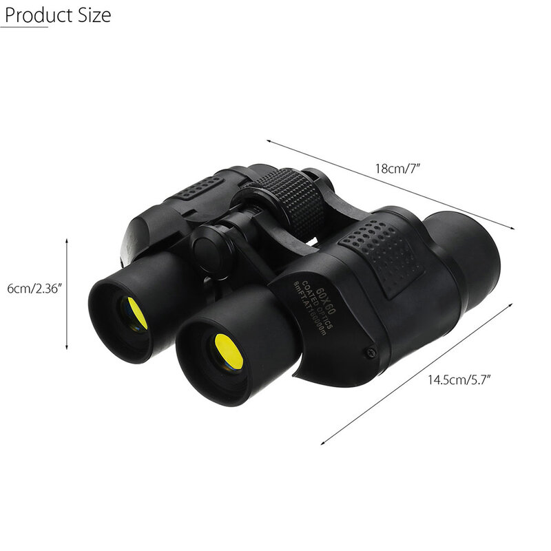 Night Vision 60x60 3000M High Definition Binoculars Outdoor Hunting Sports Spotting Telescope