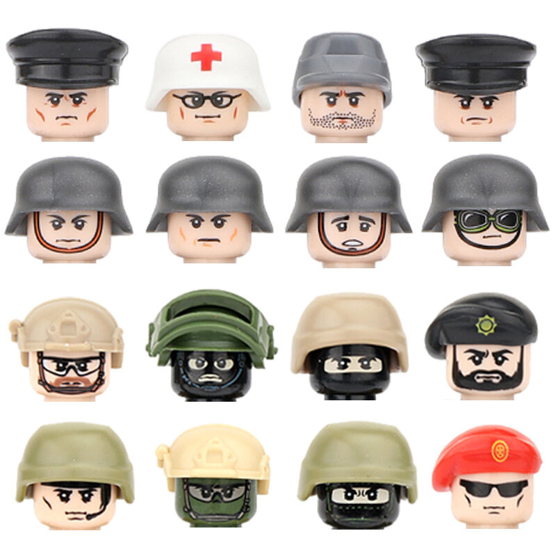WW2 Soldat Militär Armee Figuren Waffen Zubehör Bausteine Moderne Russische Ukraine Spezielle Teile Ziegel Kinder Spielzeug