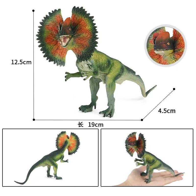 Świat jurajski Model zwierzęcia dinozaury zabawki figurka Velociraptor Tyrannosaurus Rex figurki edukacyjne zabawki dla dzieci