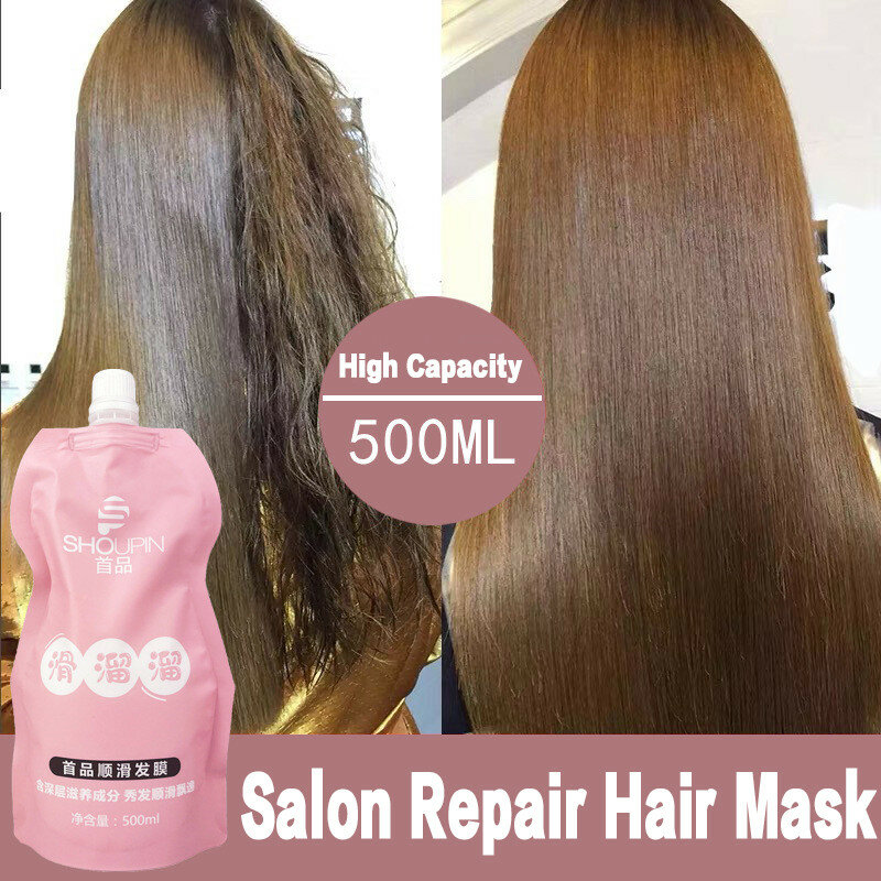 500ML Fast Repair Damage Hair Mask Improve Rough Damaged Hair Smooth Nourish Hairs Care Frizz Soft for All Types Scalp Treatment