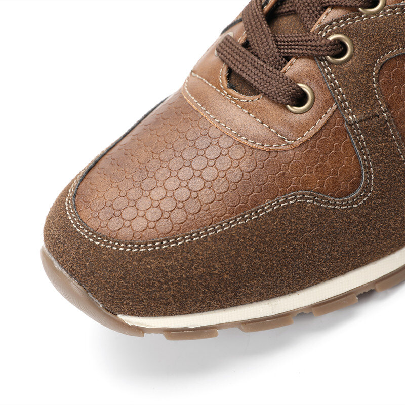 KNBR – baskets oxford en cuir pour hommes, chaussures de qualité supérieure, résistantes, décontractées