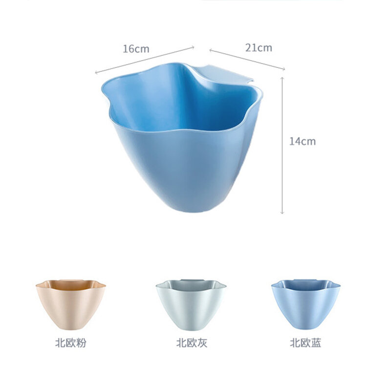 Xiaomi Youpin Hanging Trash Can Home Bedside Storage Living Room Kitchen Bathroom Cabinet Door Bedroom No Cover Small Trash Can