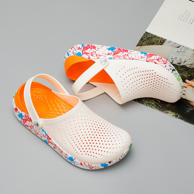 Sandalias de verano para hombre y mujer, zapatos informales, Zapatillas de casa de Eva, zuecos de playa, zapatillas de exterior, 2022