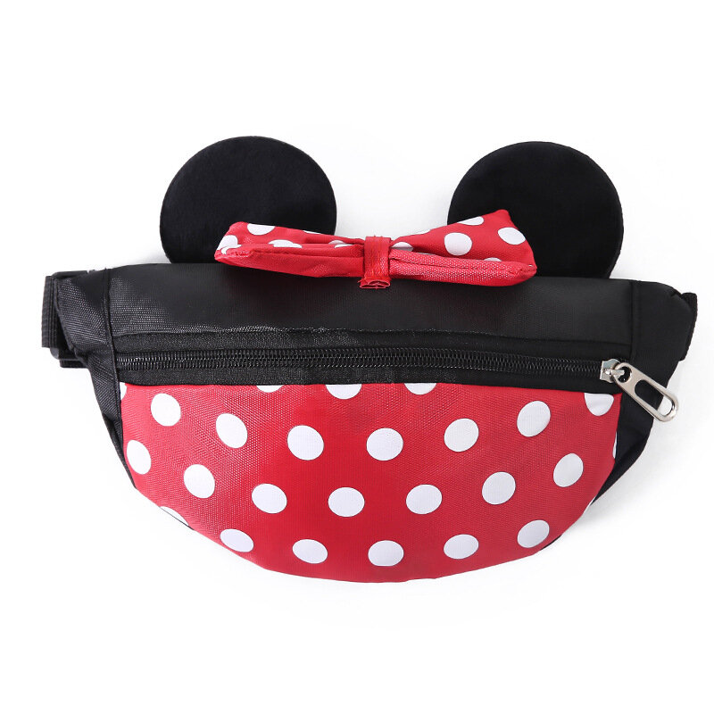 Disney 2022 New Cartoon Mickey Mickey Children's Chest Bag Luxury Brand Cute Girls Waist Bag Fashion Casual Boys Messenger Bag