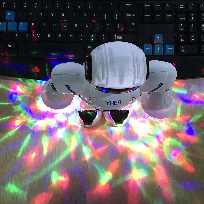 LMC Dancing Robot Música Eletrônica Brilhante Superhero Brinquedos Crianças Bonecas Que Podem Cantar Dança Acompanham Interact Surpresa Presente Para Crianças Entrega rápida recebida