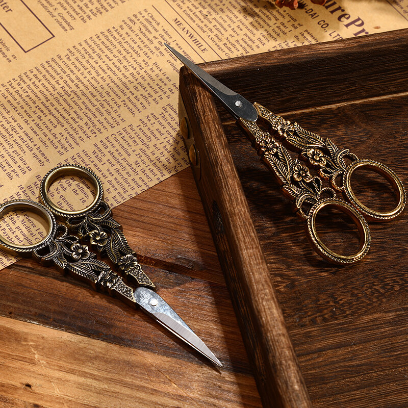 Shwakk chegam novas tesouras de costura alfaiate do vintage diy artesanato linha pequena tesoura para costura e tesoura de costura