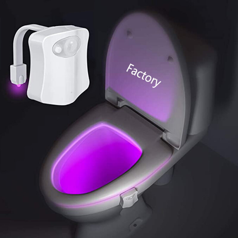 Hot sell Led Toilet light 8 Color sensor lightbowl led sensor night light wc bathroom lamp