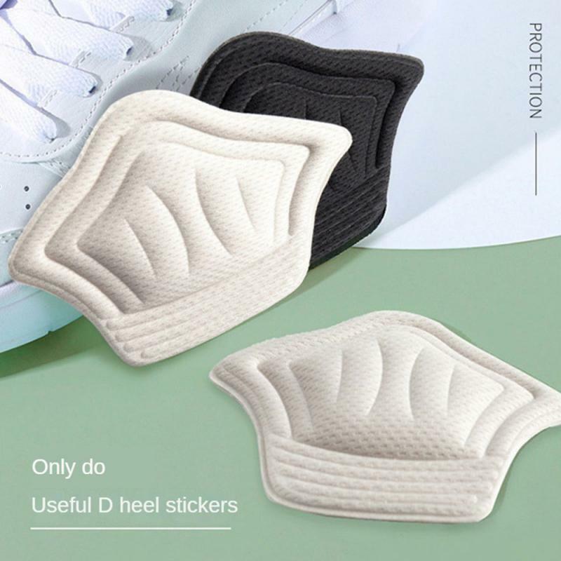 1Pair Heel Stickers For Sport Shoes Adjustable Size Antiwear Feet Pad Back Sticker Thicker Shoes Heels Insoles Protector Sticker