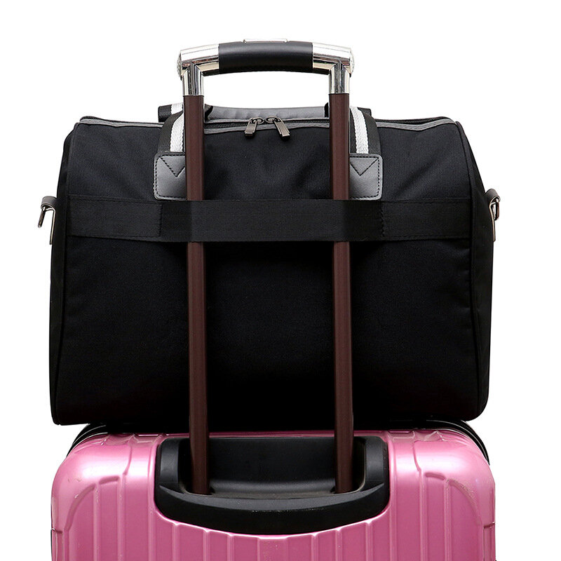 Bolsas de viaje impermeables para hombre y mujer, organizador de bolsas de hombro plegables y portátiles, de gran capacidad, de viaje, más colores