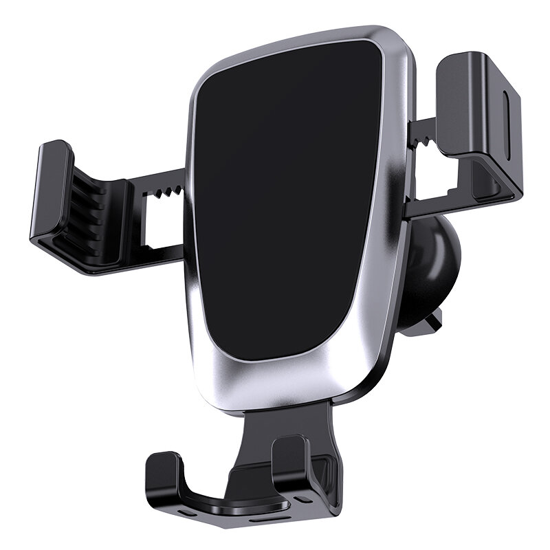 Support universel de téléphone portable pour voiture, Surface miroir, gravité, Clip de ventilation