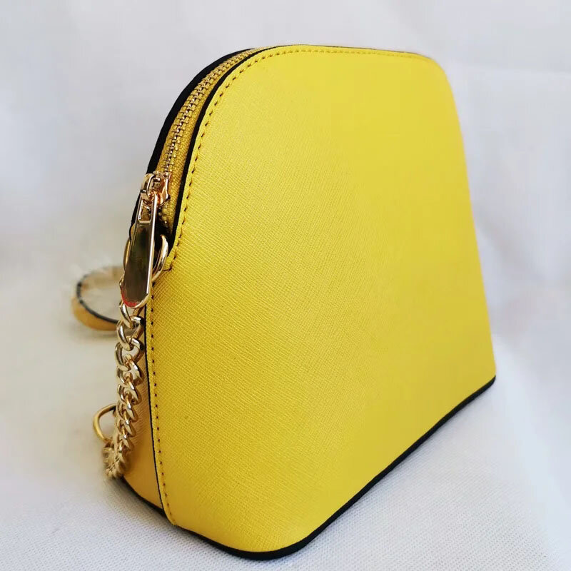 Luxury Brand Ladies Leather Chain Shoulder Bag Classic Simple Crossbody Bag 2022 High Quality Designer Shell Bag