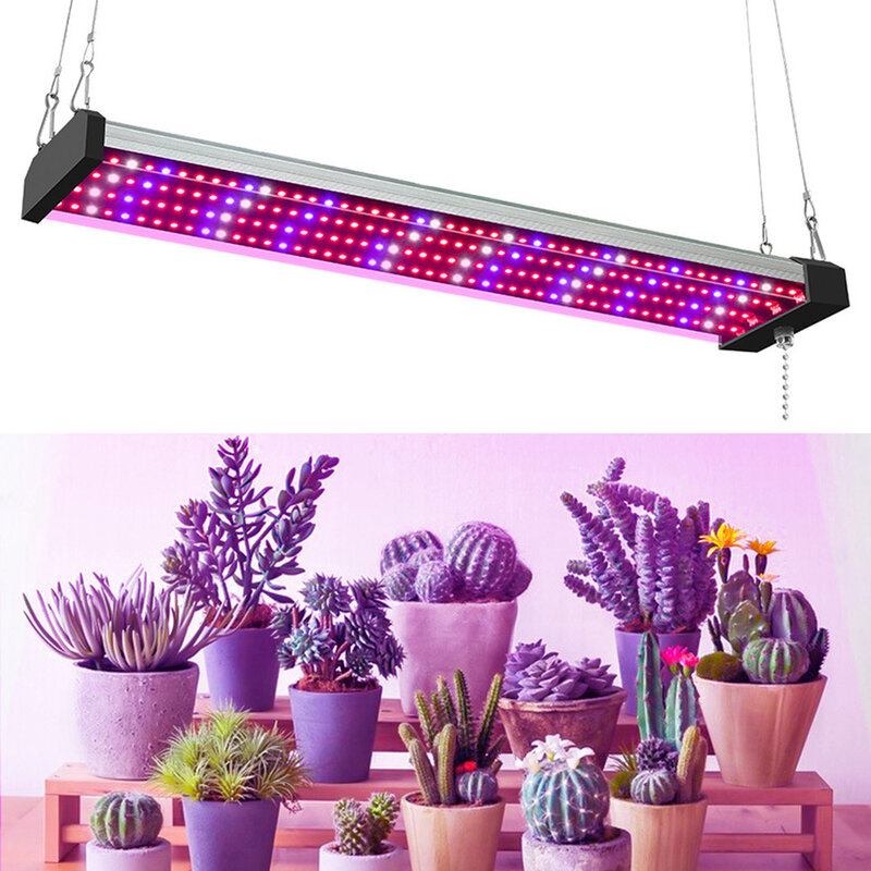 Led Grow Light Bars 30cm/50cm/100cm AC110V-220V For Indoor Flowers Hydroponic Plants Pull Switch Design Full Spectrum Phyto Lamp