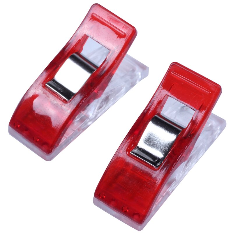 20Pcs Plastic Clip Stitching Sewing Quilt Clip Tool Food Bag Clip Color Random