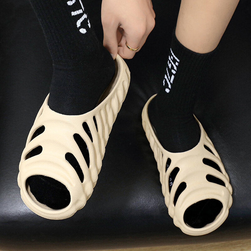 YZY – sandales de plage légères et respirantes pour hommes, nu-pieds d'été, grande taille 38-45