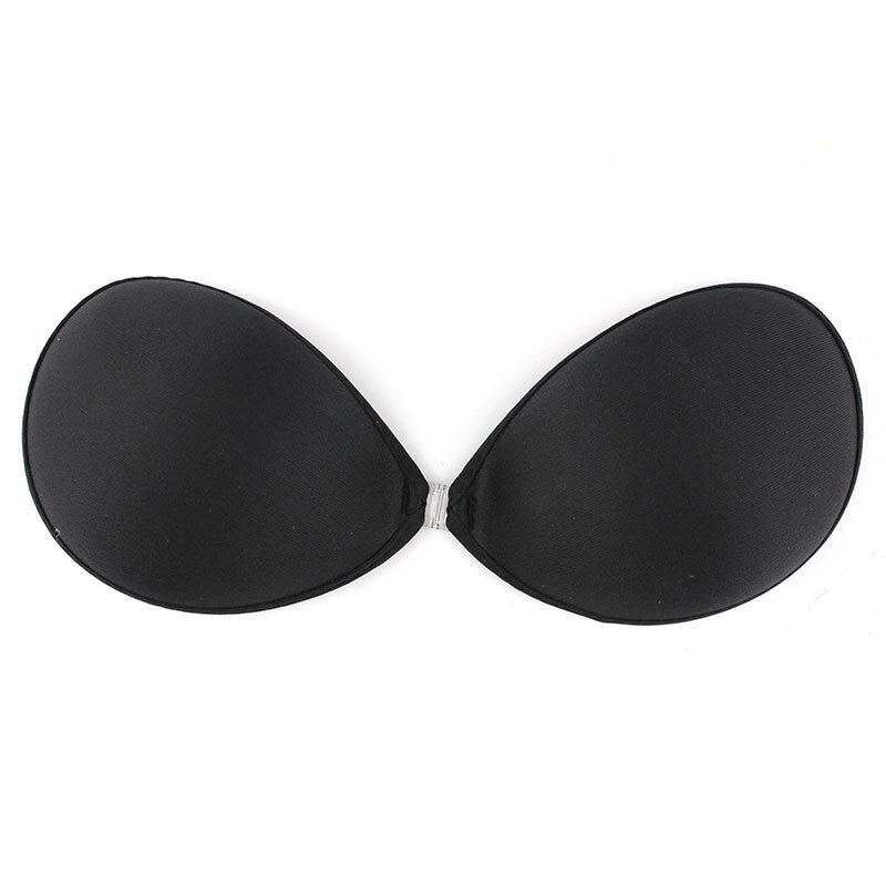 Invisible push up bra sem alças sutiã sem costura fechamento frontal bralette roupa interior feminino auto-adesivo silicone pegajoso bh
