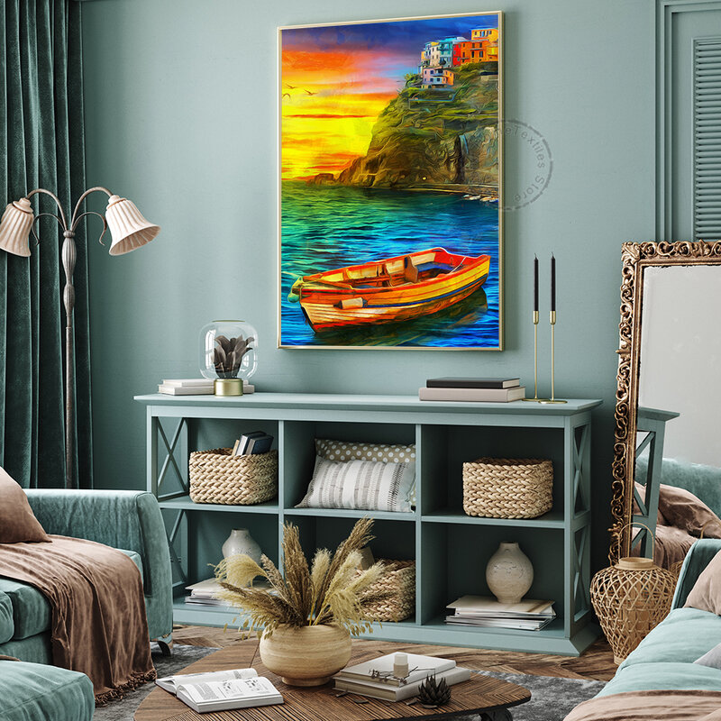 Oil Painting Landscape Canvas Art Paintings For Living Room Bedroom Posters And Prints Wall Poster Home Decor