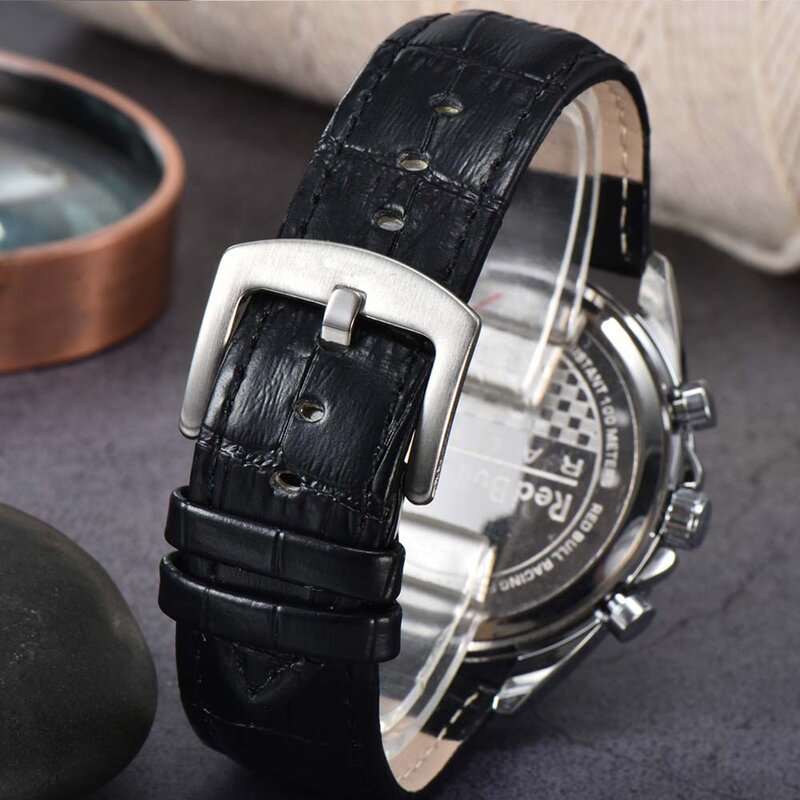 Nova marca original relógios para homens clássico multifunction aço inoxidável relógio esportivo cronógrafo luminoso aaa jóias relógios