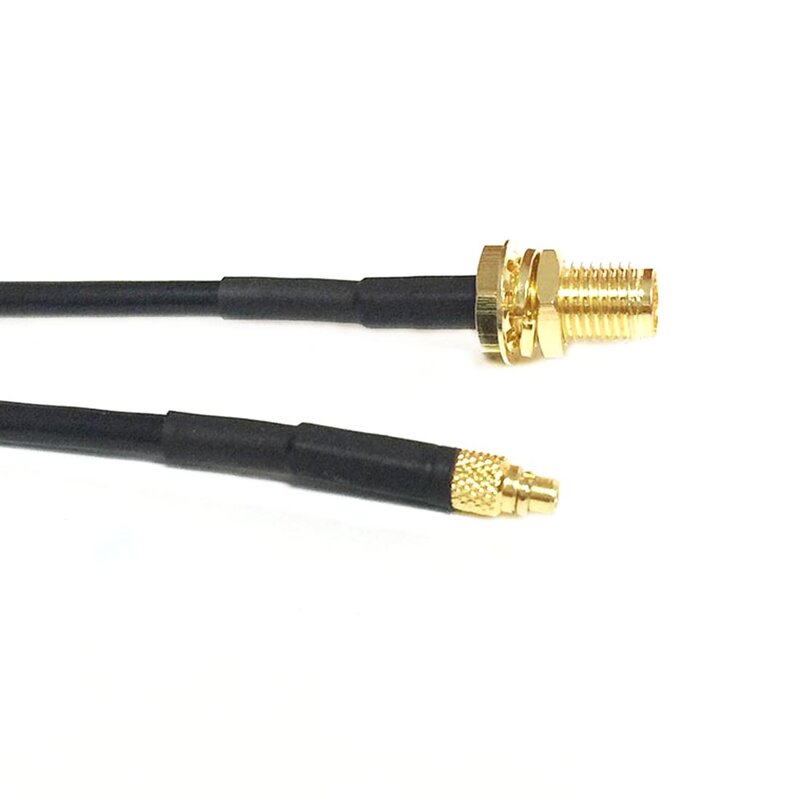 Przedłużacz modemu kabel SMA żeńskie gniazdo nakrętka MMCX wtyk męski Pigtail złącze RG174 kabel 20cm 8 "szybka wysyłka nowy