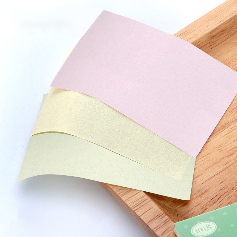 100Sheets/Pack Gezicht Olie Vloeipapier Groene Thee Olie Controle Lakens Facial Blotting Reiniging Tissue Olie Absorberende Schoonheid tool