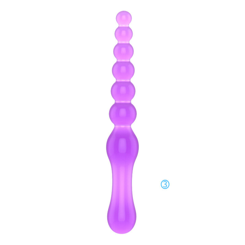 Perline anali Jelly Anal Plug Butt Plug Gspot massaggiatore prostatico Silicone giocattoli adulti del sesso per donna uomo Gay prodotti erotici adulti 18
