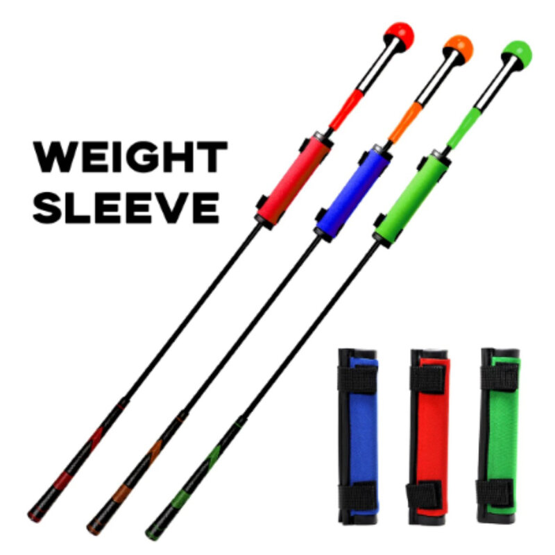 Golf Club Swing Weight Ring Warm Up Trainer Aid Golf Grip Swing Weighter Golf Club Head Weighter Lift Strength Training Tool