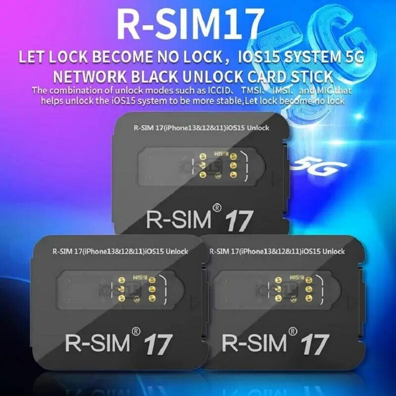 R-sim17 Sticker Universal Unlocking  Card  Stickers Special Unlock Card For Ios15 Network Let Lock Become No Lock For Iphone13