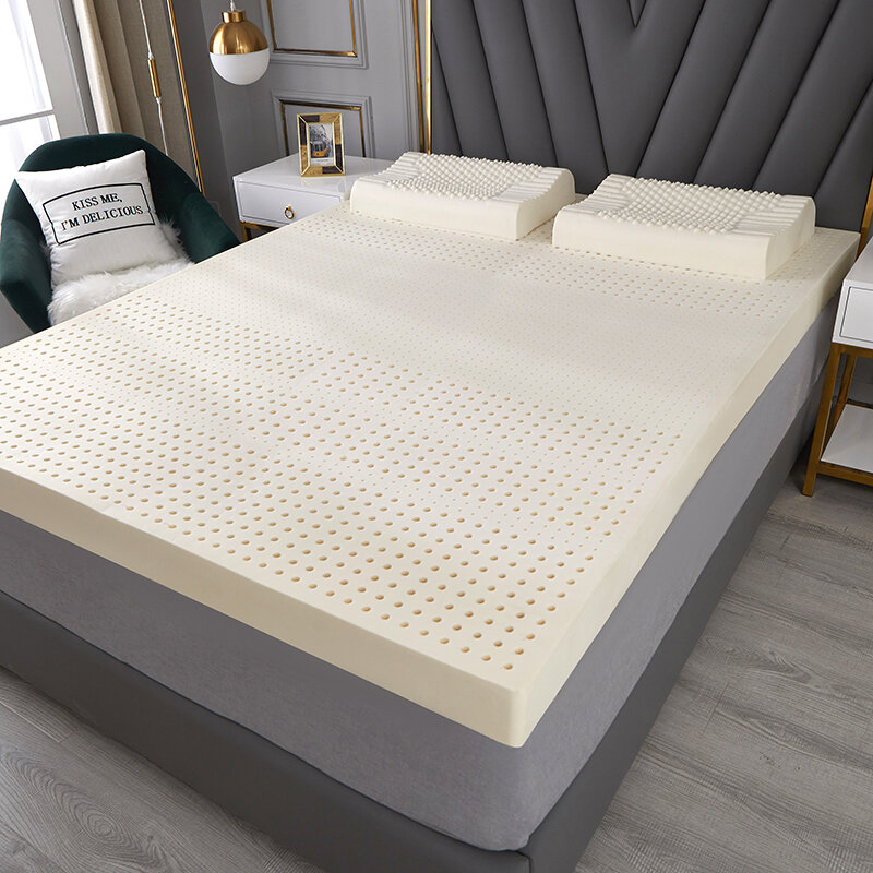 Natürliche latex matratzen ästhetischen summerfloor tragbare matratze klapp doublecama de casal box e colchaofurniture schlafzimmer