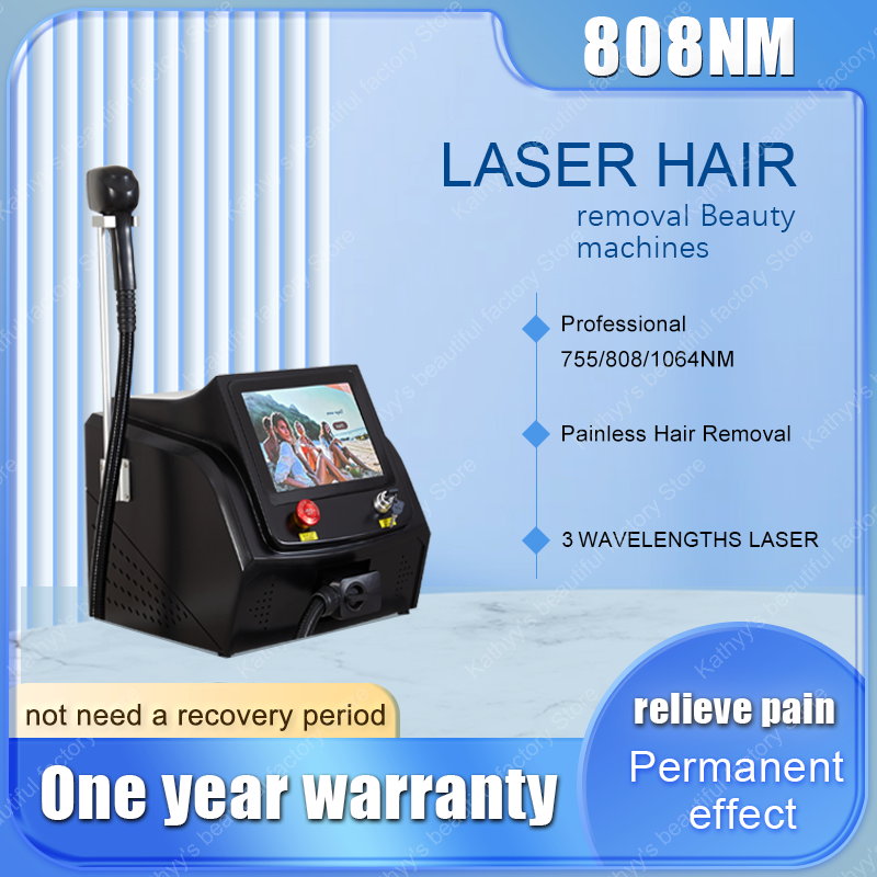 2023 Factory Price 2000W Ice Platinum Diode Laser Epilator 755 808 1064 Facial Painless Hair Removal Machine 3 Waves Mchine