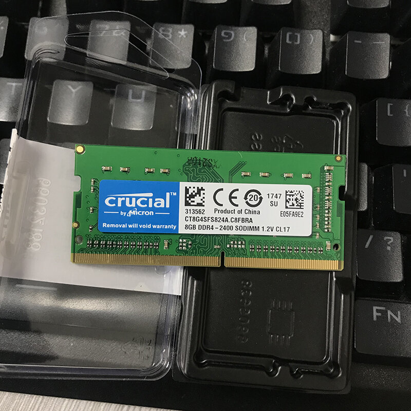 Crucial DDR4 4 GB 8 GB 16 GB de memória para laptop PC4-19200 SODIMM 2400 MHz 2666 MHz 3200 MHz PC4-21300 25600 RAM para laptop 4GB DDR4 8GB 16GB