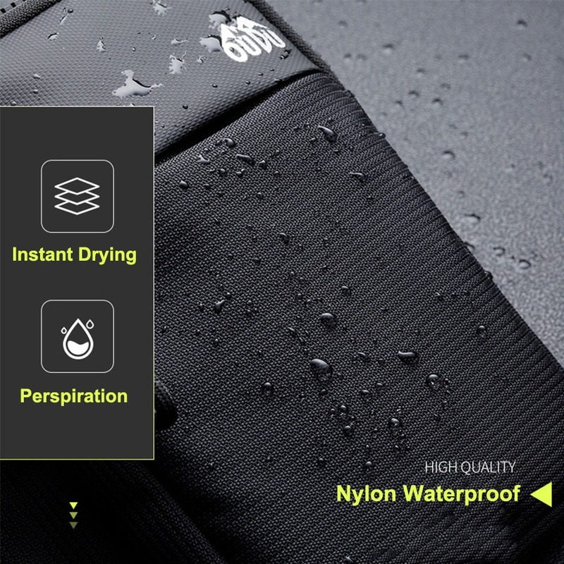 Nylon Waterproof Men's Chest Shoulder Bag Crossbody Casual Anti-theft Outdoor Sport Running Cycling Bag Travel Phone Bag New