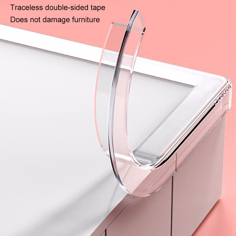 Baby Corner Protection Strip Transparent PVC Anti-bumb Table Edge Furniture Guard Adhesive Tape Kids Safety Corner Protector