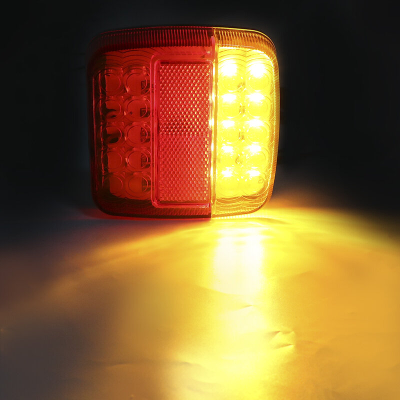 20 + 6 światło tylne LED ciężarówka z przyczepą Caravan Taillight 1 para włącz wskaźnik sygnału oświetlenie tablicy rejestracyjnej tylne światło stopu hamulca wstecznego