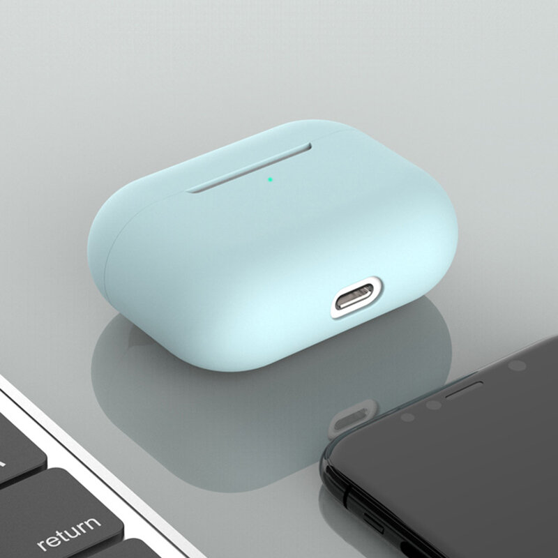 Siliconen Case Beschermhoes Voor Apple Airpods Pro Tpu Bluetooth Oortelefoon Zachte Siliconen Cover Voor Air Pods 3 Beschermende Gevallen