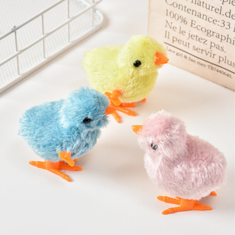 Mainan Mewah Jarum Jam Ayam Hewan Angin Mainan Dekorasi Paskah Mainan Hadiah Hewan Lucu Mainan Angin Acak