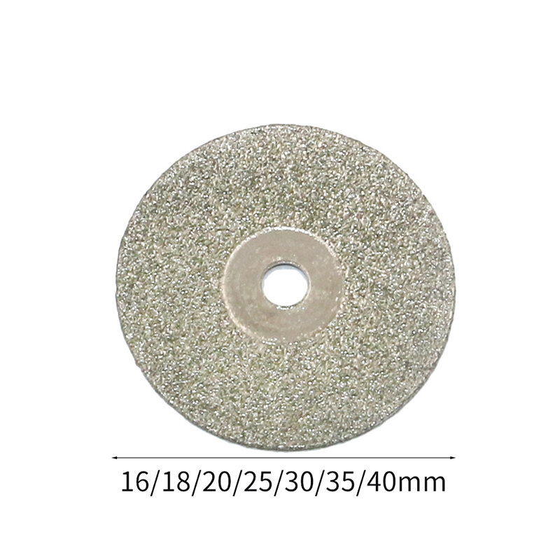 10 قطعة 16-40 مللي متر قطع صغيرة القرص الماس طحن عجلة منشار دائري شفرة جلخ الماس القرص لقطع السيراميك الزجاج اليشم