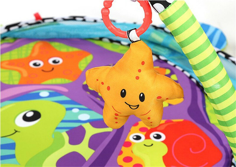 Turtle-shaped Infantino Blanket Grow-with-Me Activity Gym & Ball Pit Toddlers Play Gym Mat Pop-up Mesh Sides Crawling Carpets