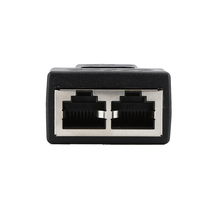 RYRA 1To2 Ways RJ45 Ethernet LAN Network Splitter Double Adapter Ports Coupler Connector Extender Adapter Plug Connector Adapter