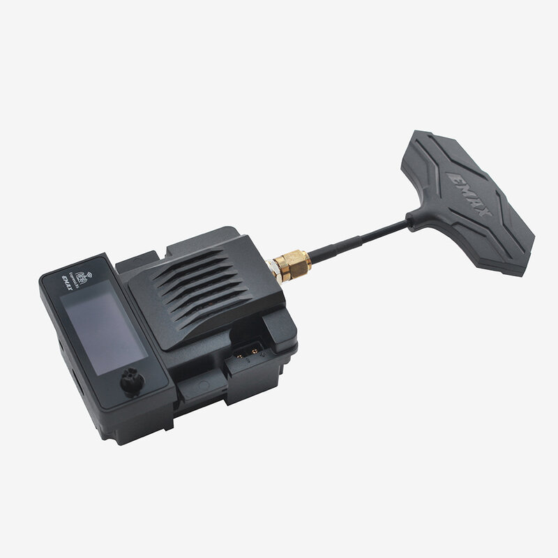 EMAX-módulo receptor Aeris Link para Dron teledirigido, dispositivo receptor con ventilador de refrigeración OLED, de 1W, ExpressLRS, ELRS, Micro, 2,4 GHz, 915MHz, RF TX