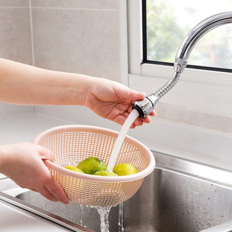 LMC 360 Graus Faucet Anti Splash Cabeça Cozinha Água Saver Universal Rotating Bubbler Filtro Bico Booster Bico Cozinha Ferramentas Entrega rápida recebida