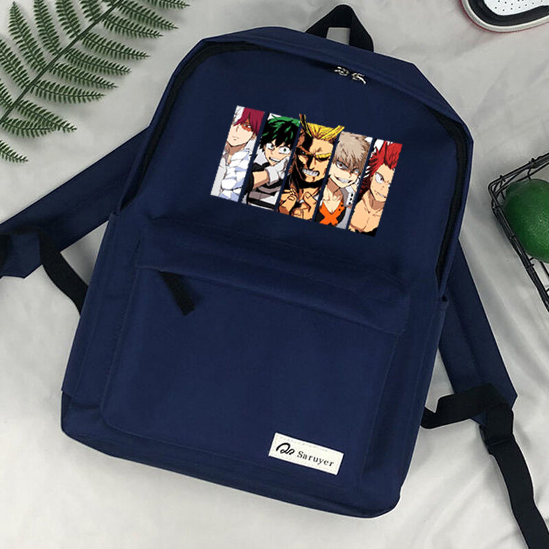 Школьный ранец с японским аниме «Моя геройская Академия», рюкзак для ноутбука для подростков, дорожные сумки с мультипликационным рисунком...