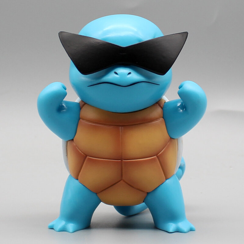 10cm Pokemon Squirtle Anime Figure Kawaii Pvc Model Sculpture Squirtle Action Figure Collectible Ornament Figurines Dolls Toys