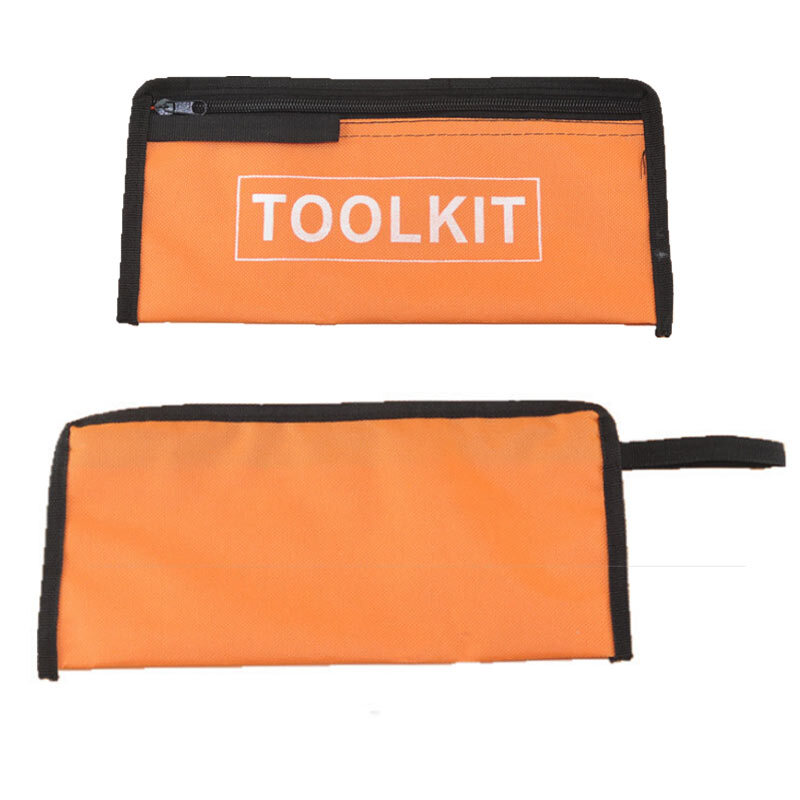Multi-Purpose Zipper Tool Pouch Canvas Oxford  Portable Bag Waterproof Organizer Hardware Toolkit Small Tool Bag Storage Bags