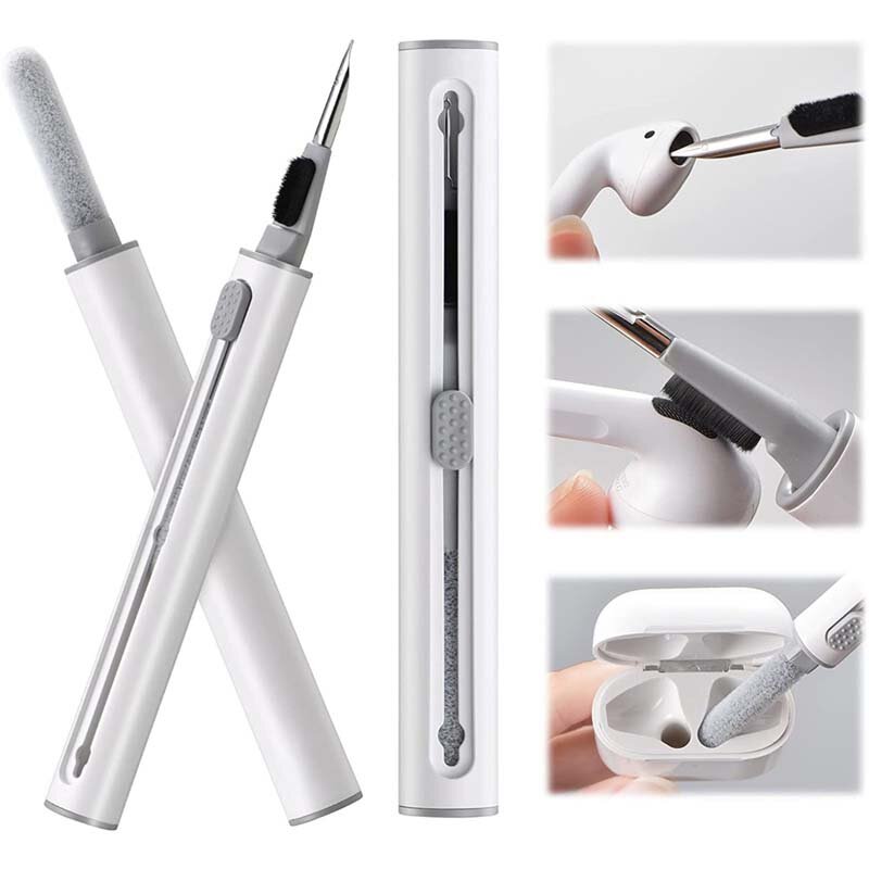 Kit de limpiador para Airpods Pro 2 1, bolígrafo de limpieza de auriculares Bluetooth, cepillo, estuche de auriculares, herramientas de limpieza para Airpods, Xiaomi, Huawei